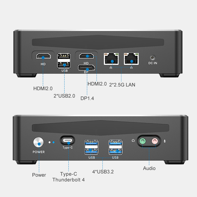 Mini Computer Gaming 13th Gen  - Intel Core I9 13900H Mini Pc 评论和价格