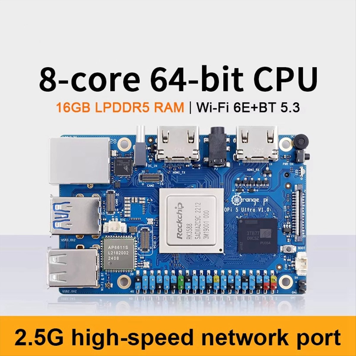 DT75BG For 5 Ultra Development - Rockchip Rk3588 Development Board 评论和价格