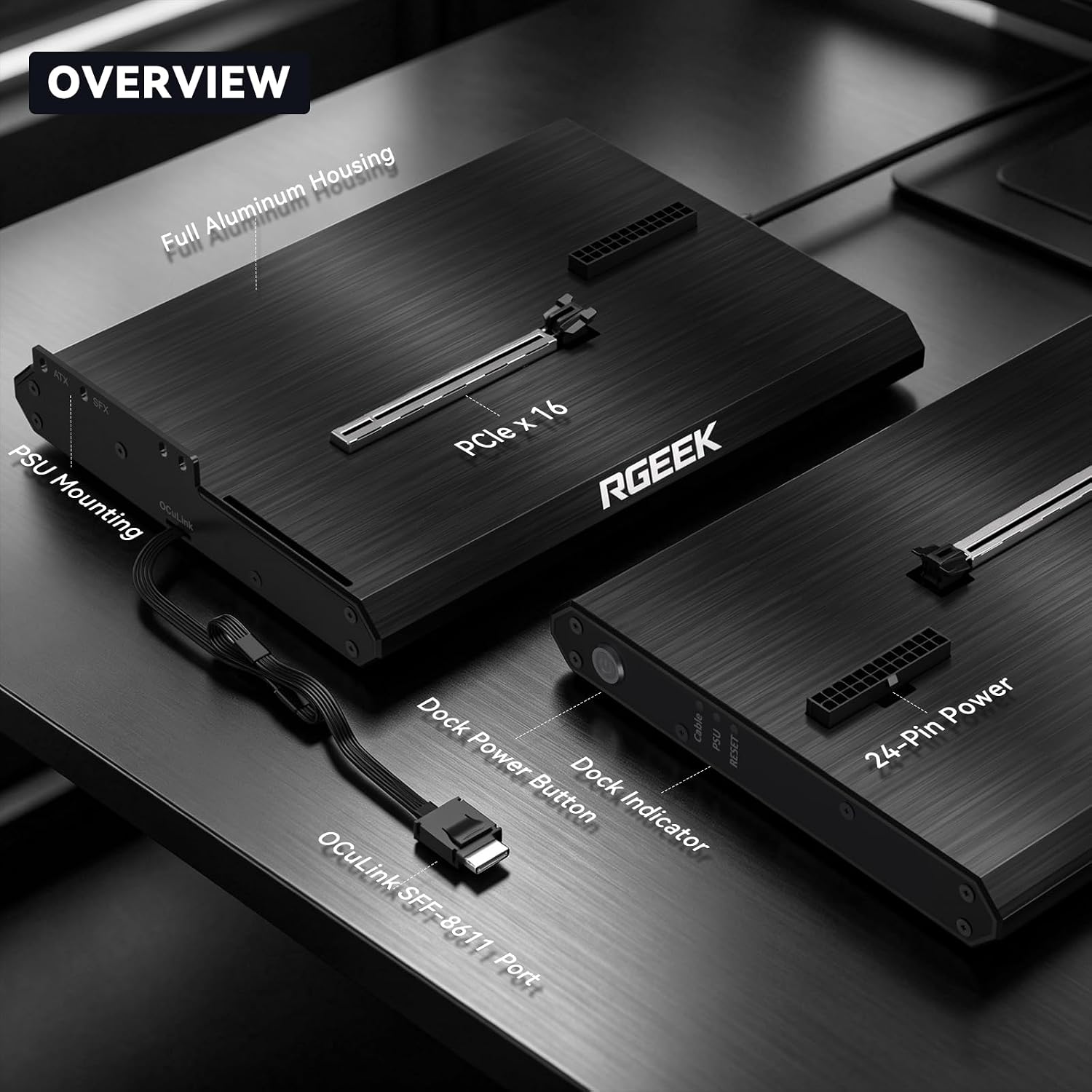 OCuLink eGPU Dock PCIe 5.0 x4  - Oculink Egpu Mini Pc 评论和价格