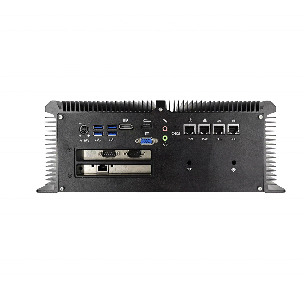 12V 24V Rugged Fanless Industr - Fanless Industrial Pc Rs485 Core I7 评论和价格